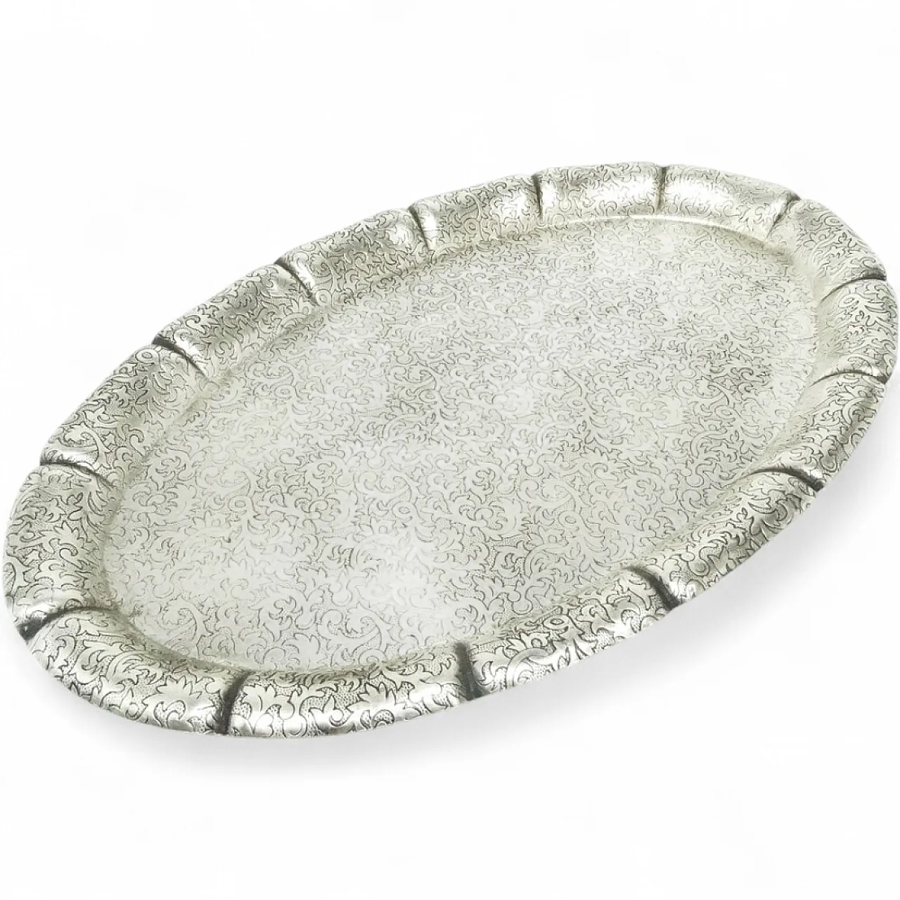 Art Nouveau Guilloched Tray from Sandrik, Austro-Hungarian Empire, 190 7