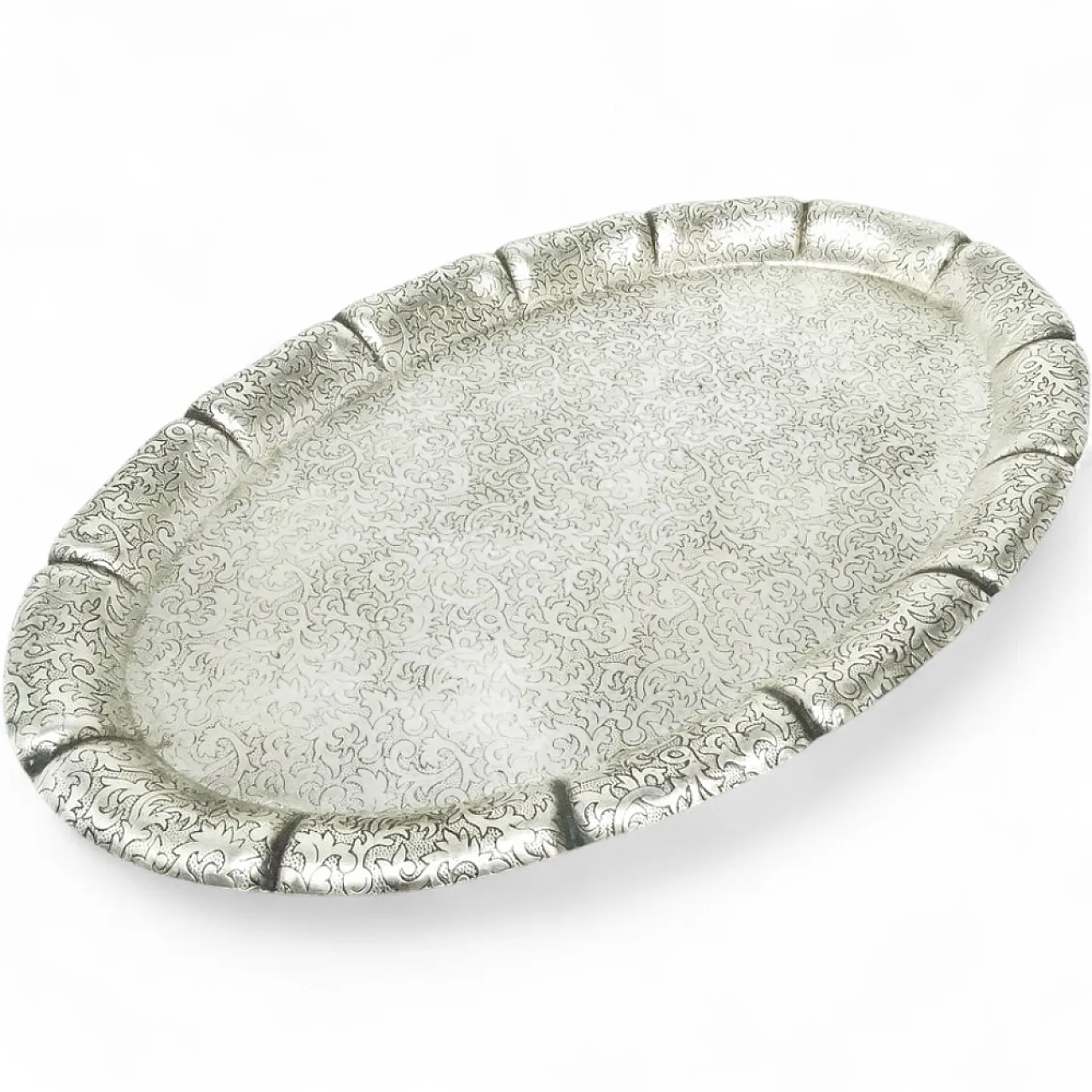 Art Nouveau Guilloched Tray from Sandrik, Austro-Hungarian Empire, 190 9