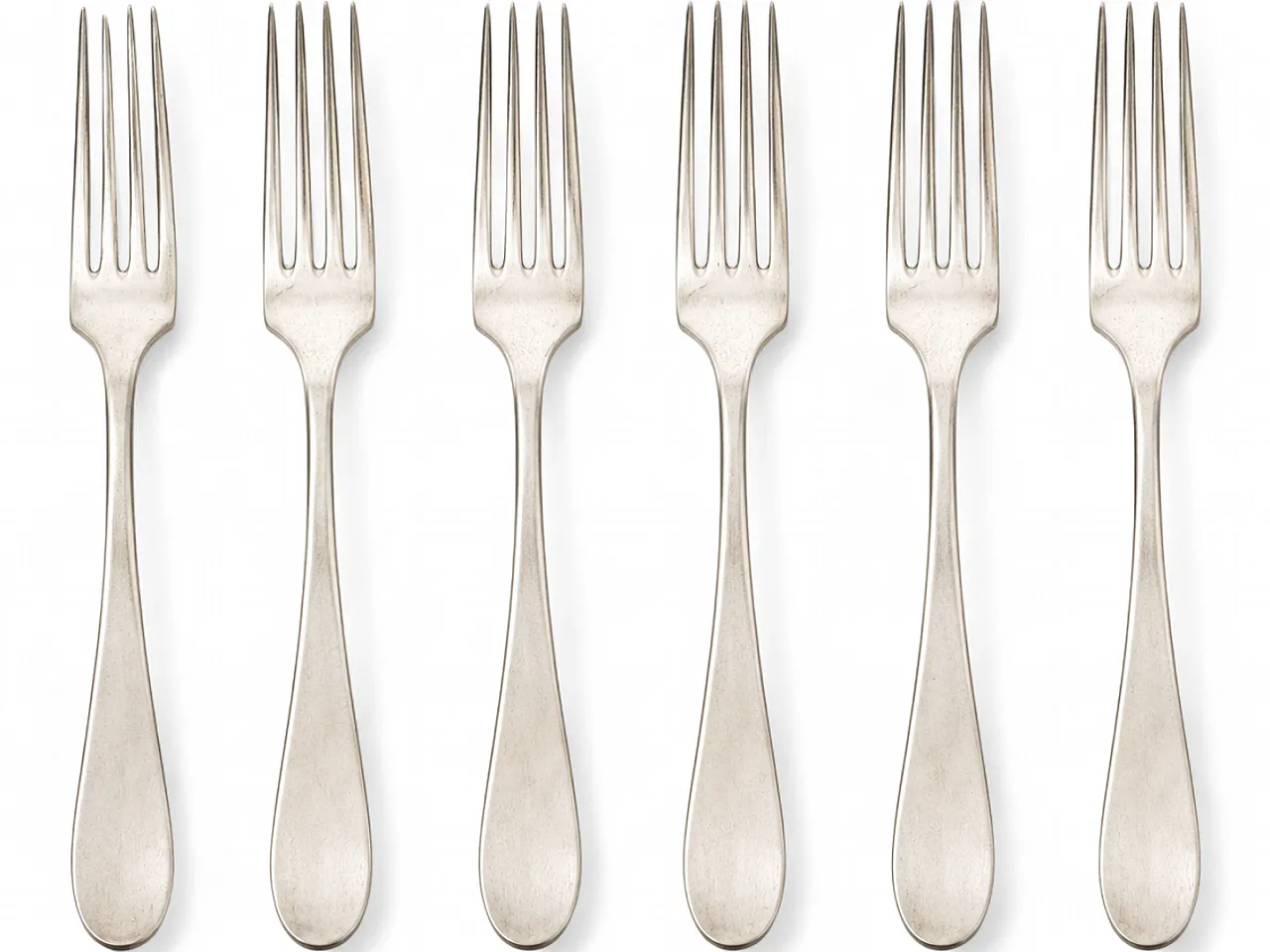 Lotto 28 posate d'epoca silver plated 11