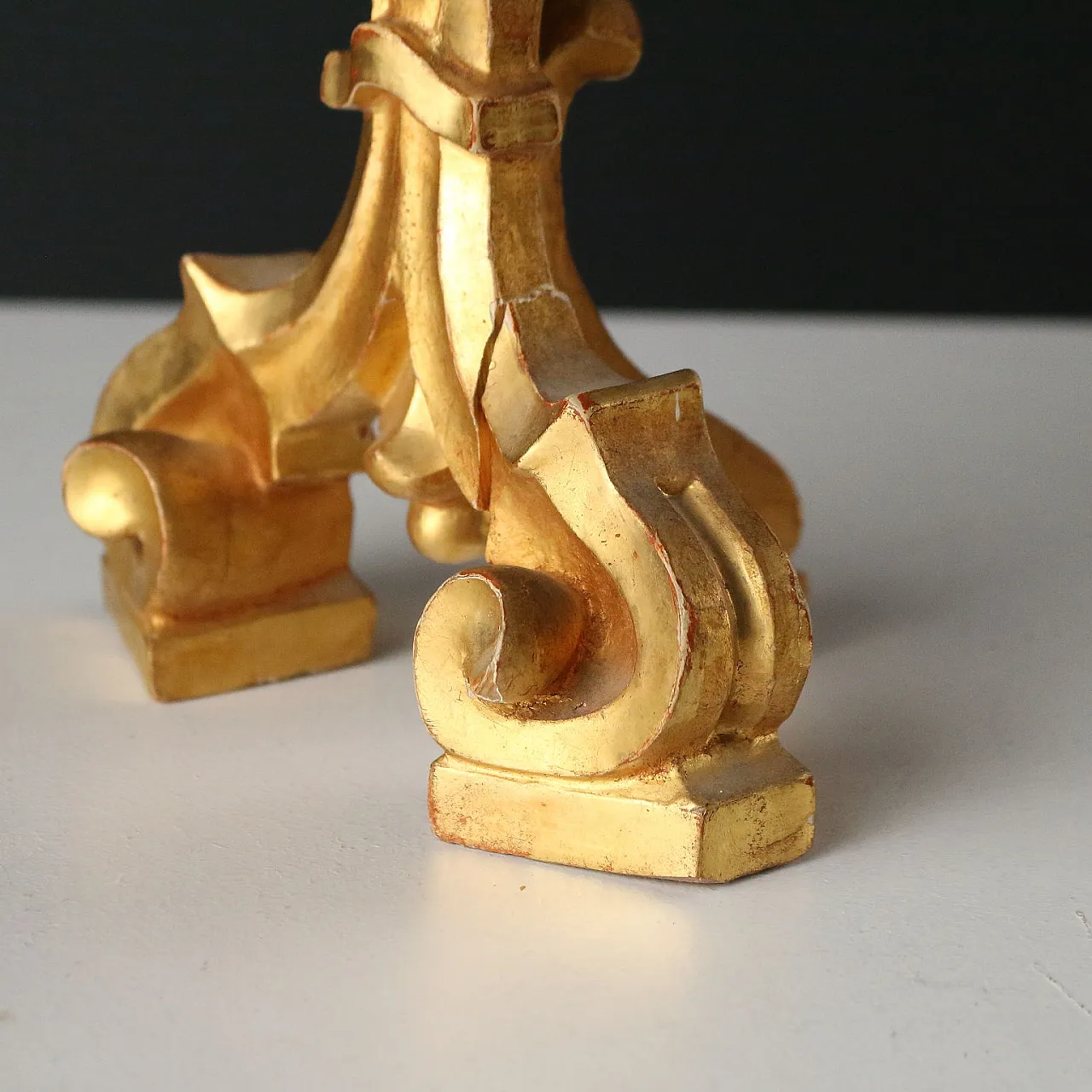 Reliquiario in legno dorato, '700 8