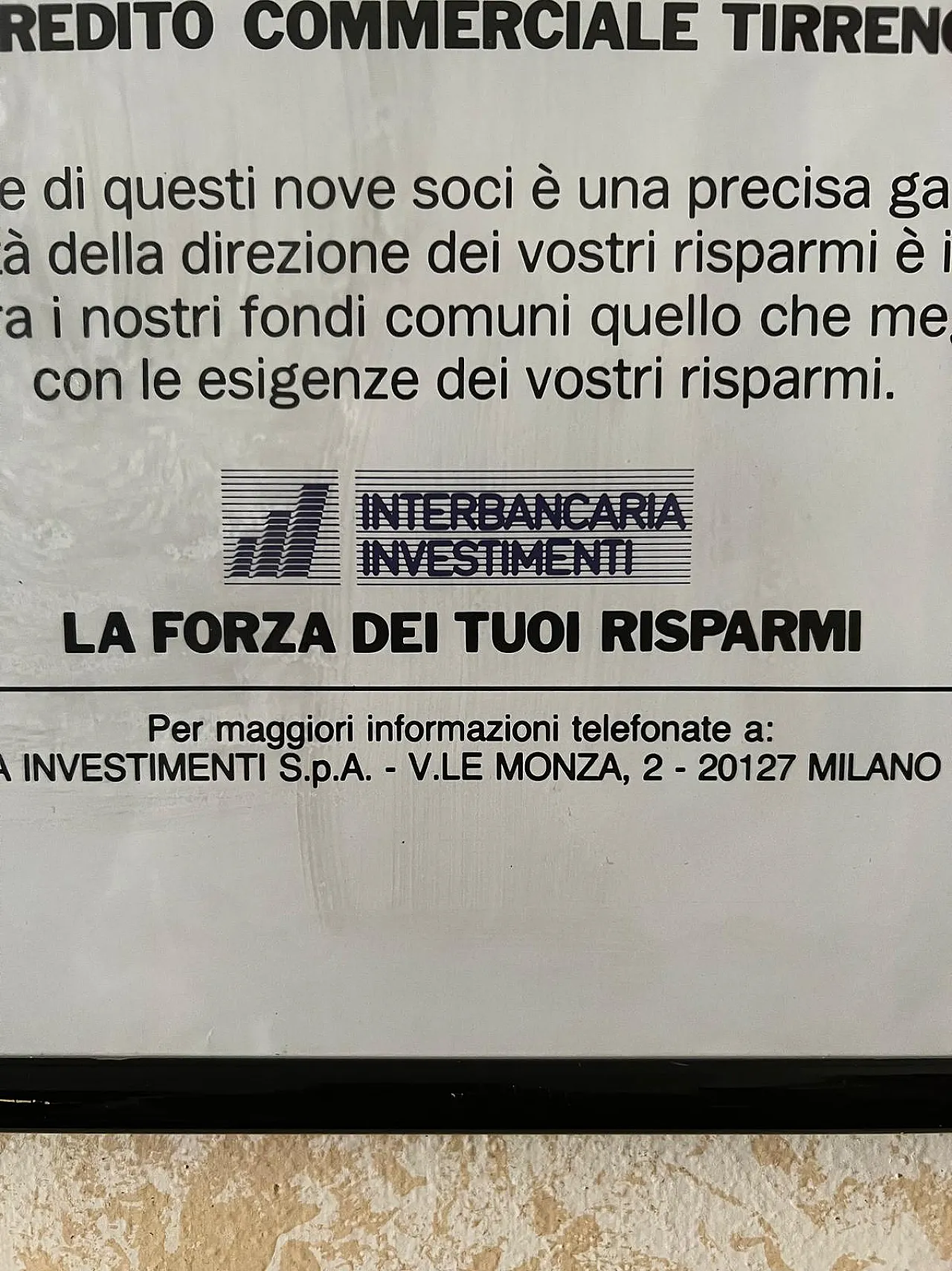 Armando Testa, poster Interbank Investments, 1978 3