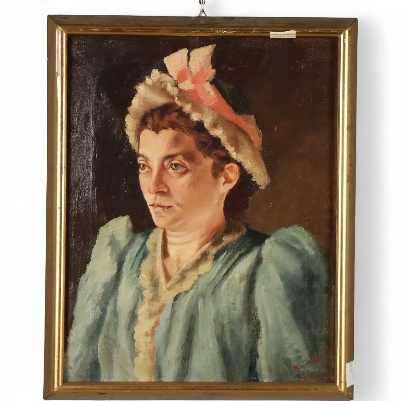 Female Portrait, oil on canvas, 19th century 11