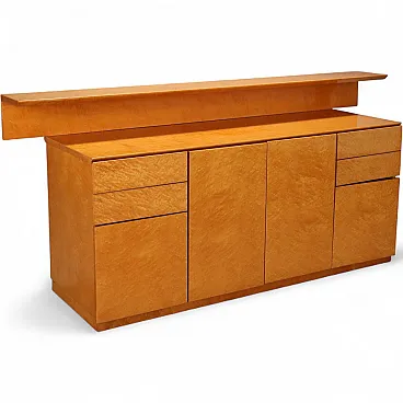 Burl buffet cabinet, 1980s