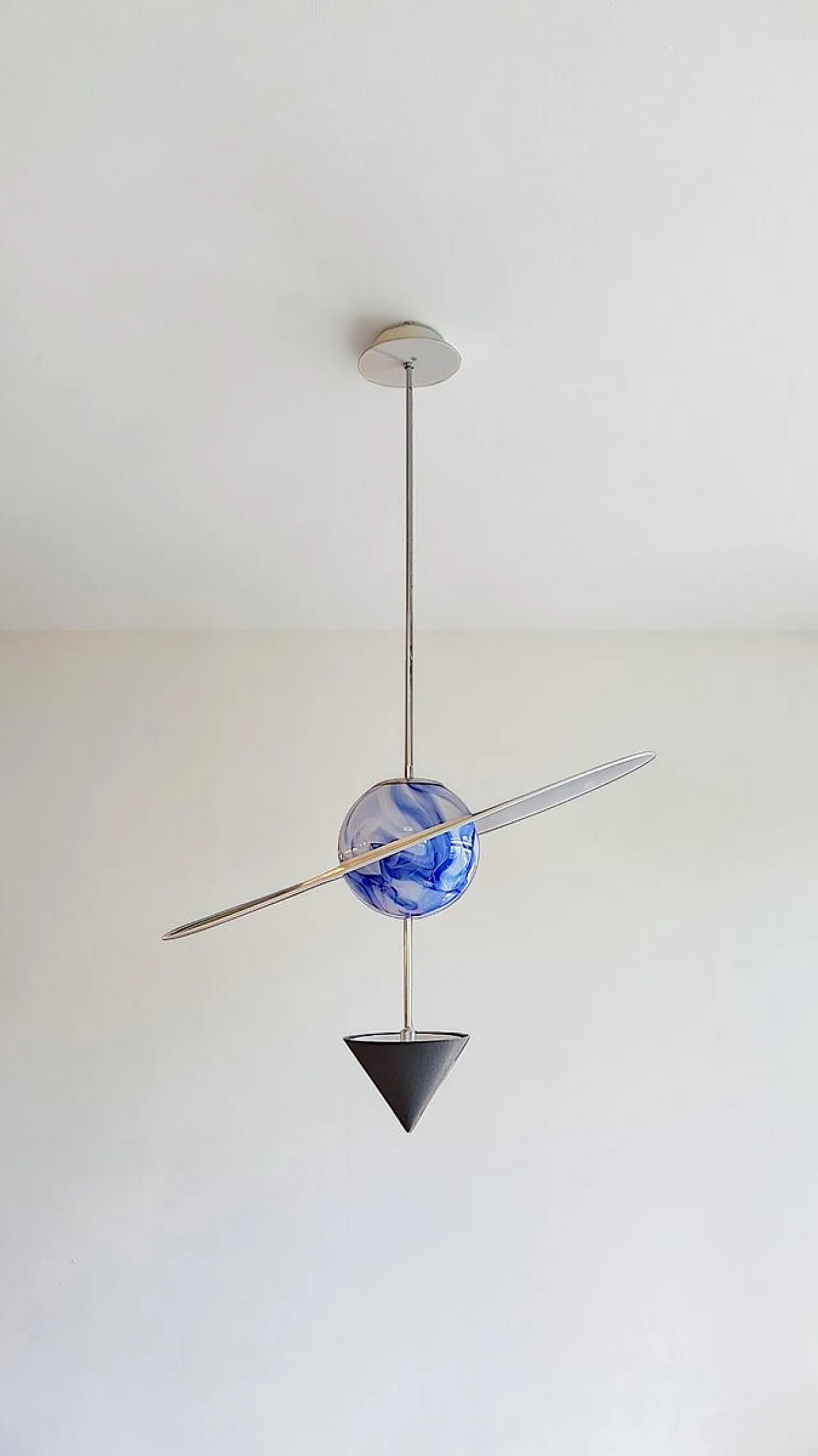 Pianeta Il Cielo pendant light by Vico Magistretti for Venini, 1980s 1