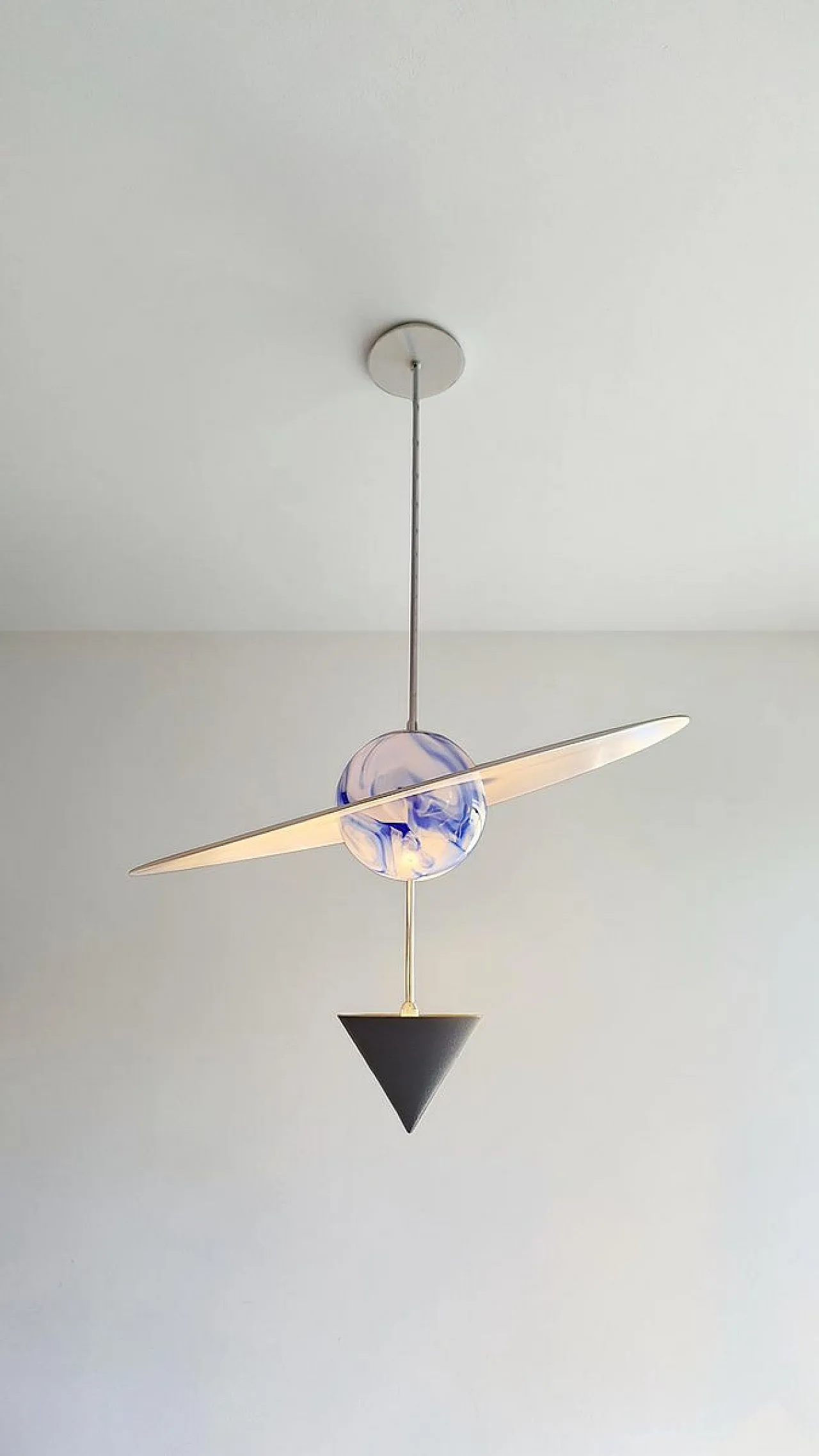 Pianeta Il Cielo pendant light by Vico Magistretti for Venini, 1980s 2