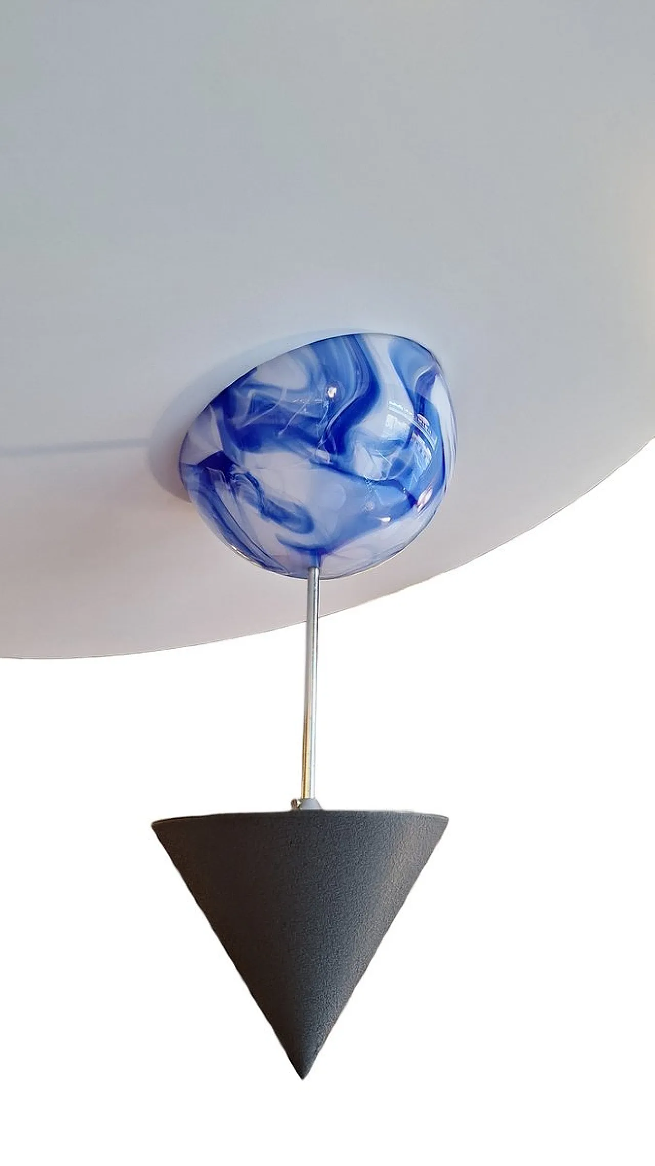 Pianeta Il Cielo pendant light by Vico Magistretti for Venini, 1980s 3