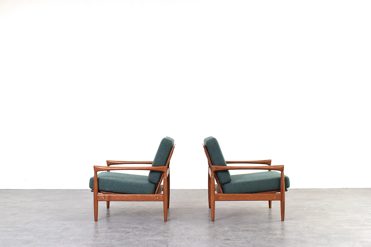 Poltrone Kolding Mid-Century di Erik Wørts per IKEA, anni '60, set 4