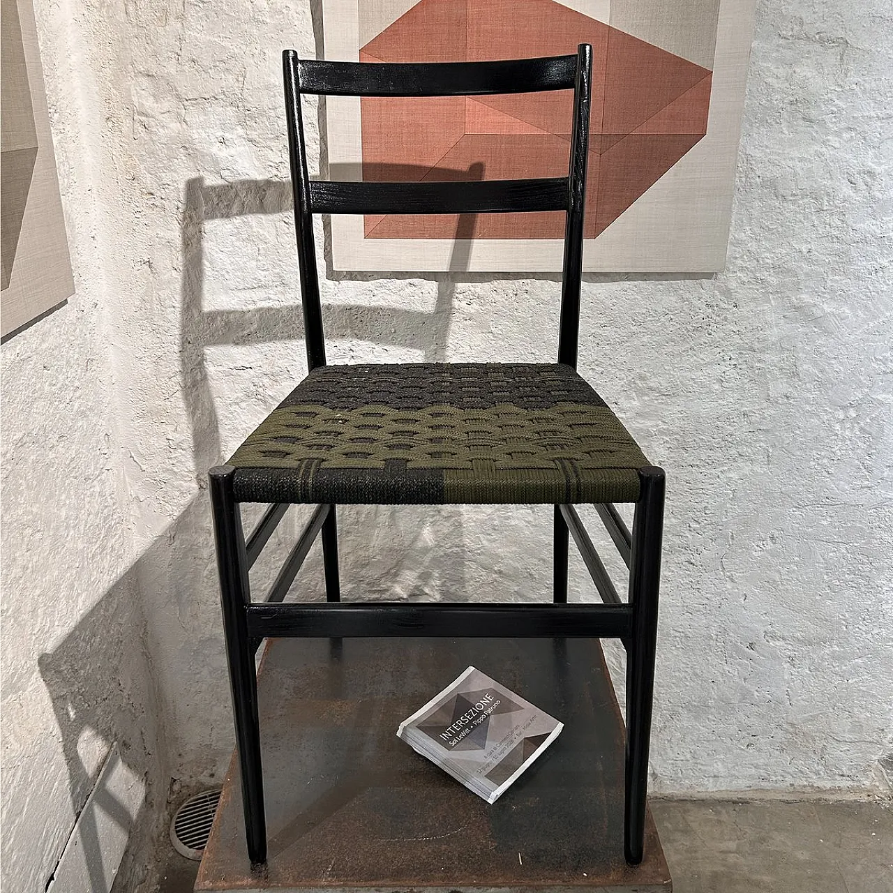Leggera chair in black lacquered Ash by Gio Ponti for Cassina, 1950s 4
