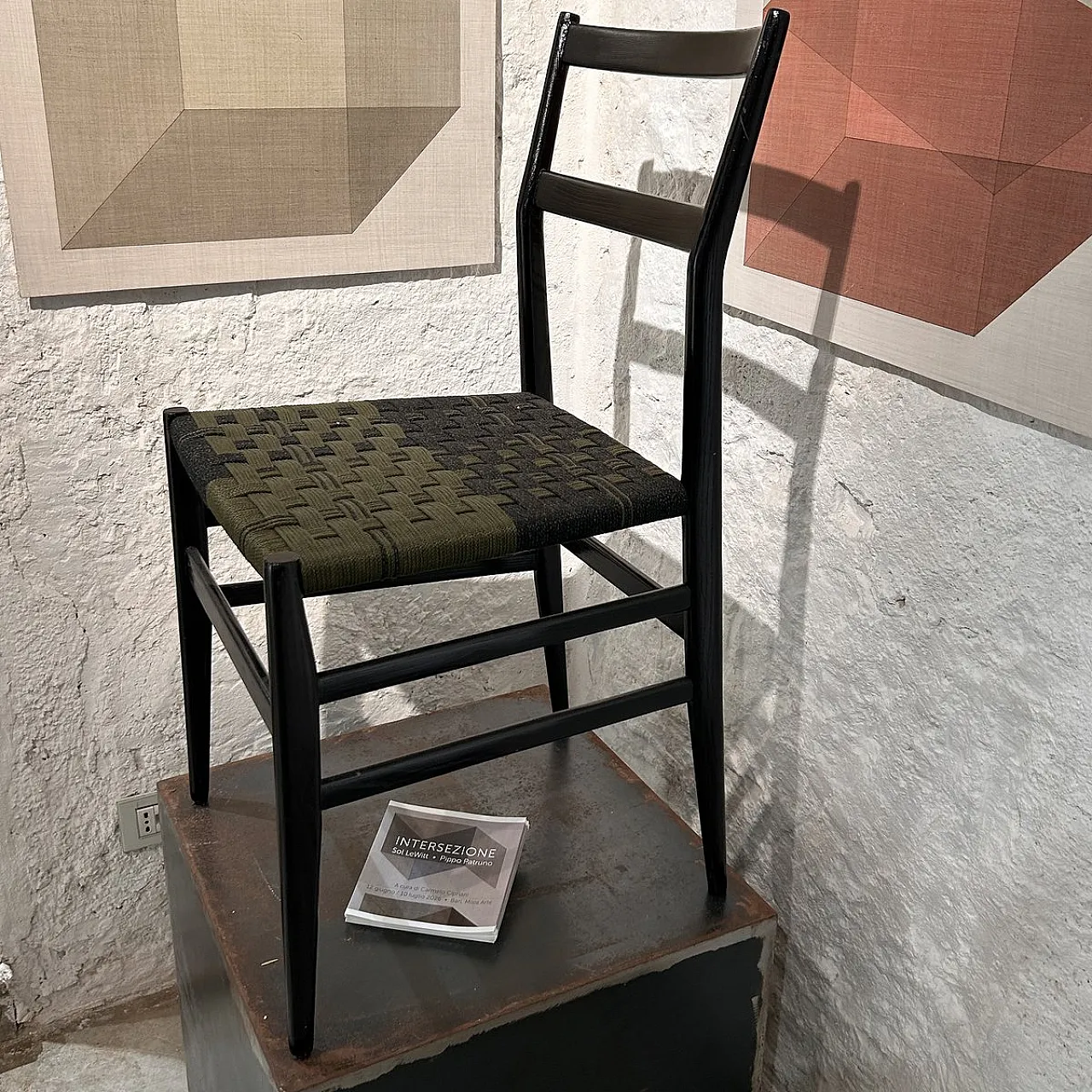 Leggera chair in black lacquered Ash by Gio Ponti for Cassina, 1950s 9