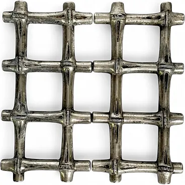 Metal table trivet, 20th century