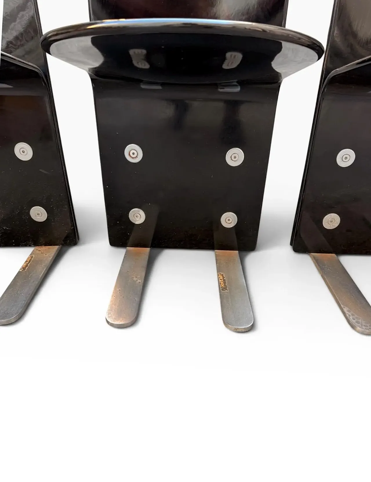 4 Pelican Chairs by Luigi Saccardo for Armet, 1970s 5
