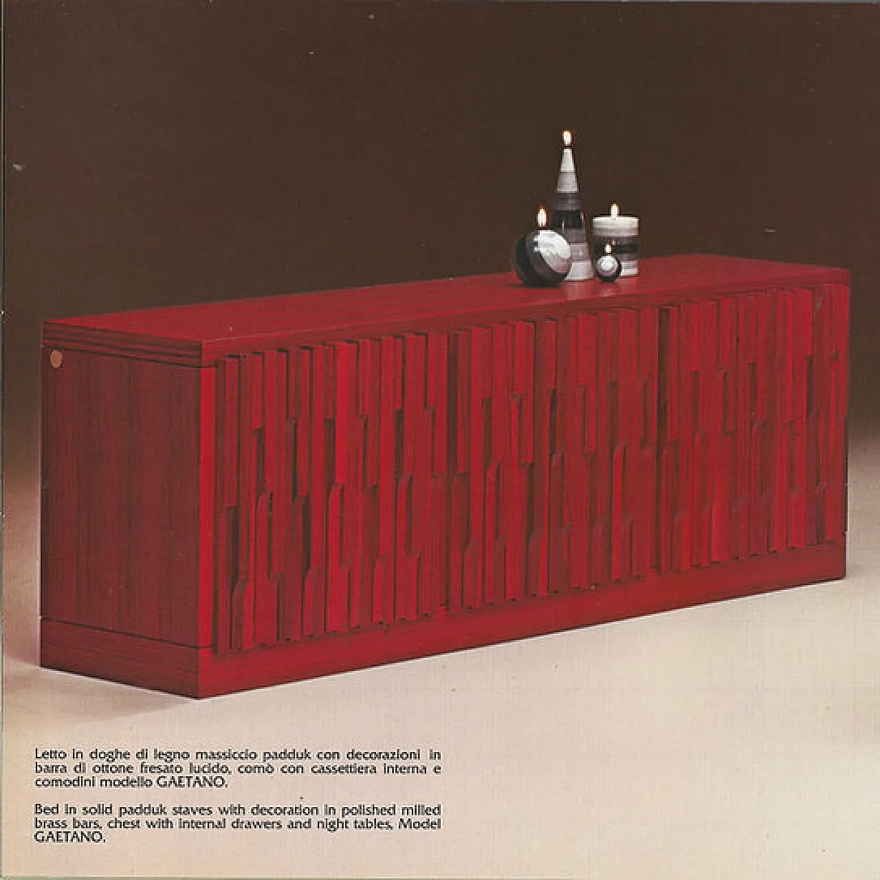 Gaetano sideboard by Luciano Frigerio for Frigerio di Desio, 1970s 2