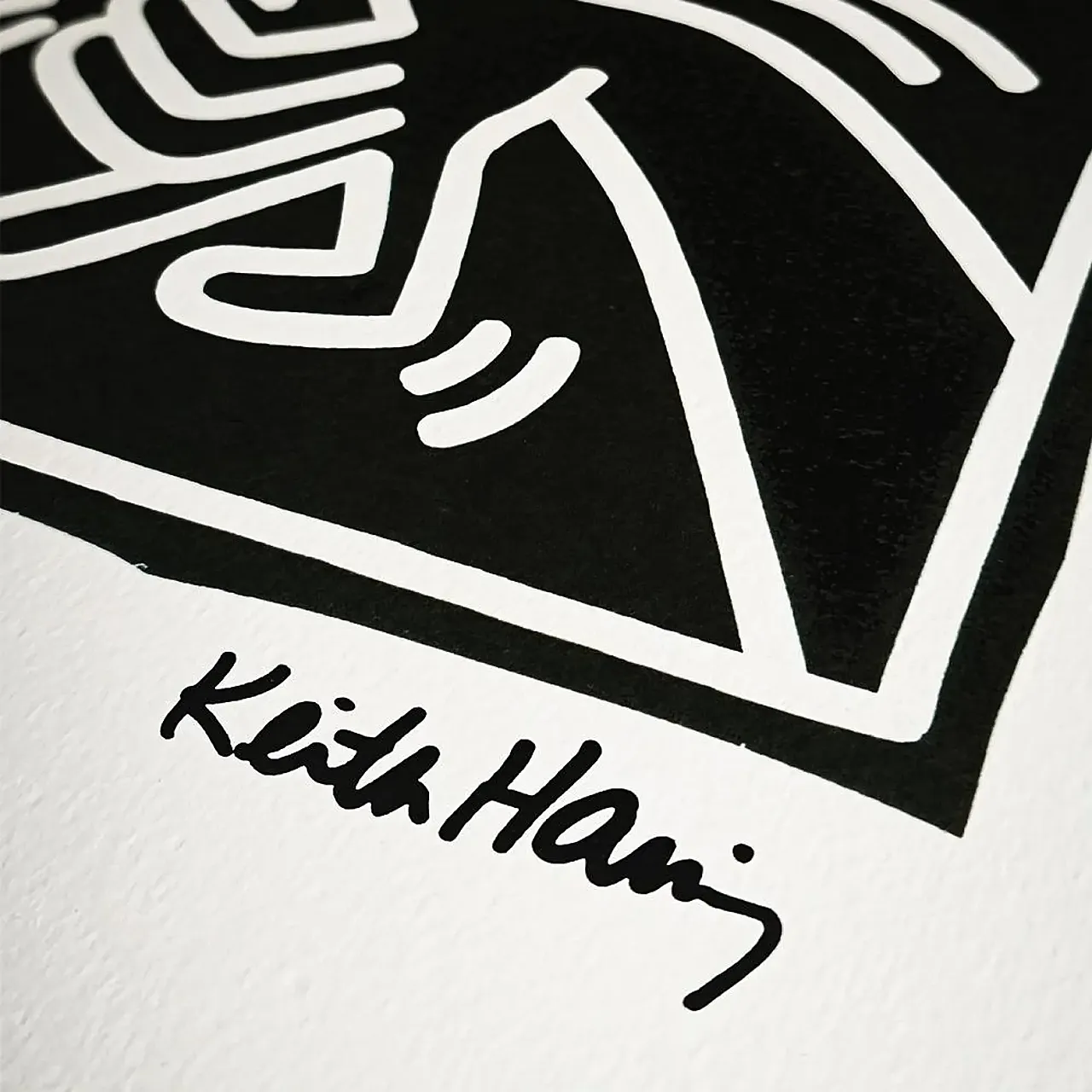 Keith Haring limited edition lithograph numbered in pencil, 1990s 3