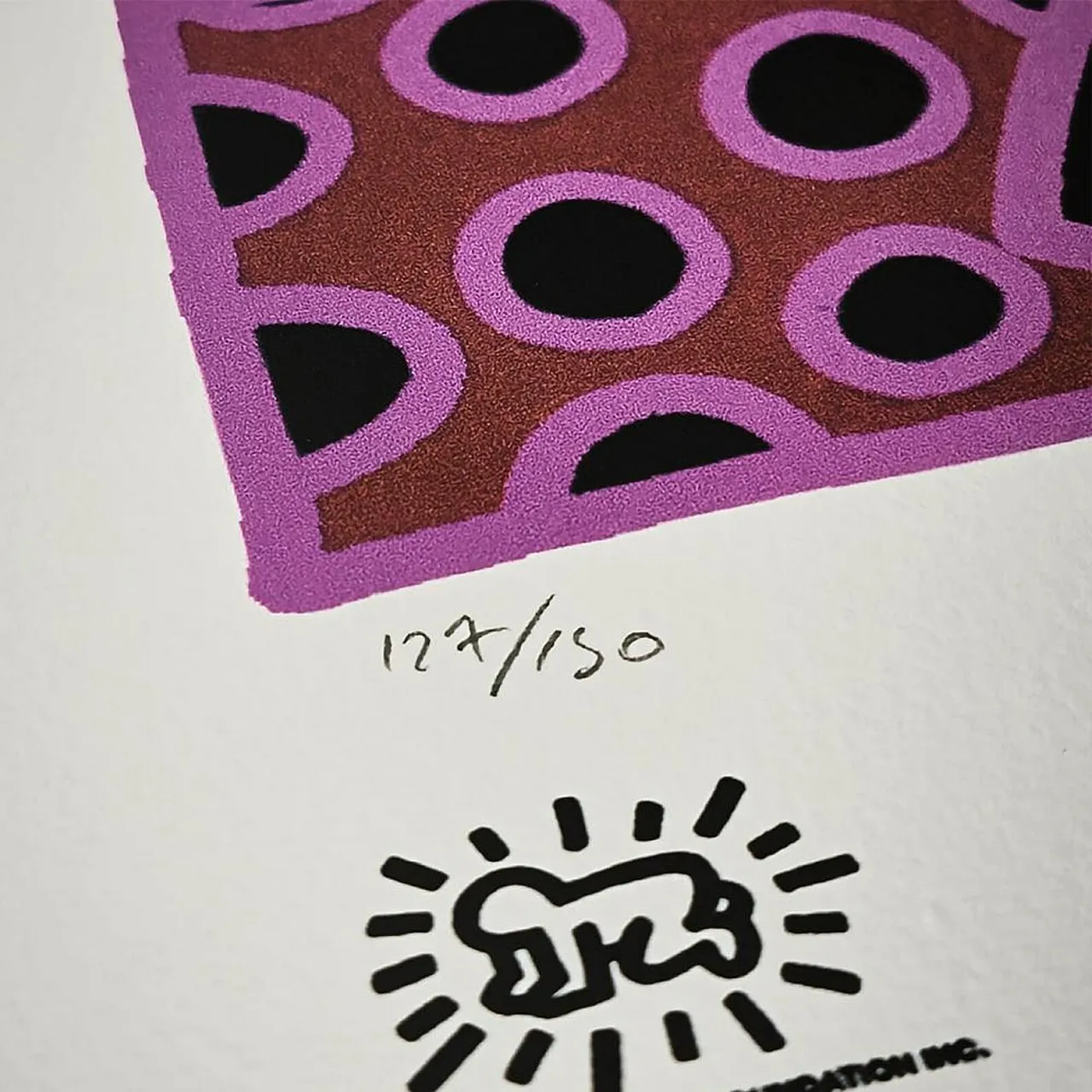 Keith Haring limited edition lithograph numbered, 1990s 3
