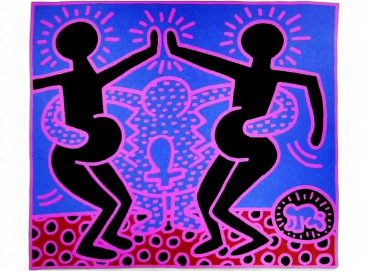 Keith Haring limited edition lithograph numbered, 1990s 8