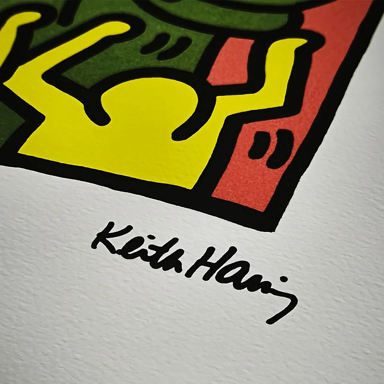 Keith Haring limited edition lithograph numbered, 1990s 3