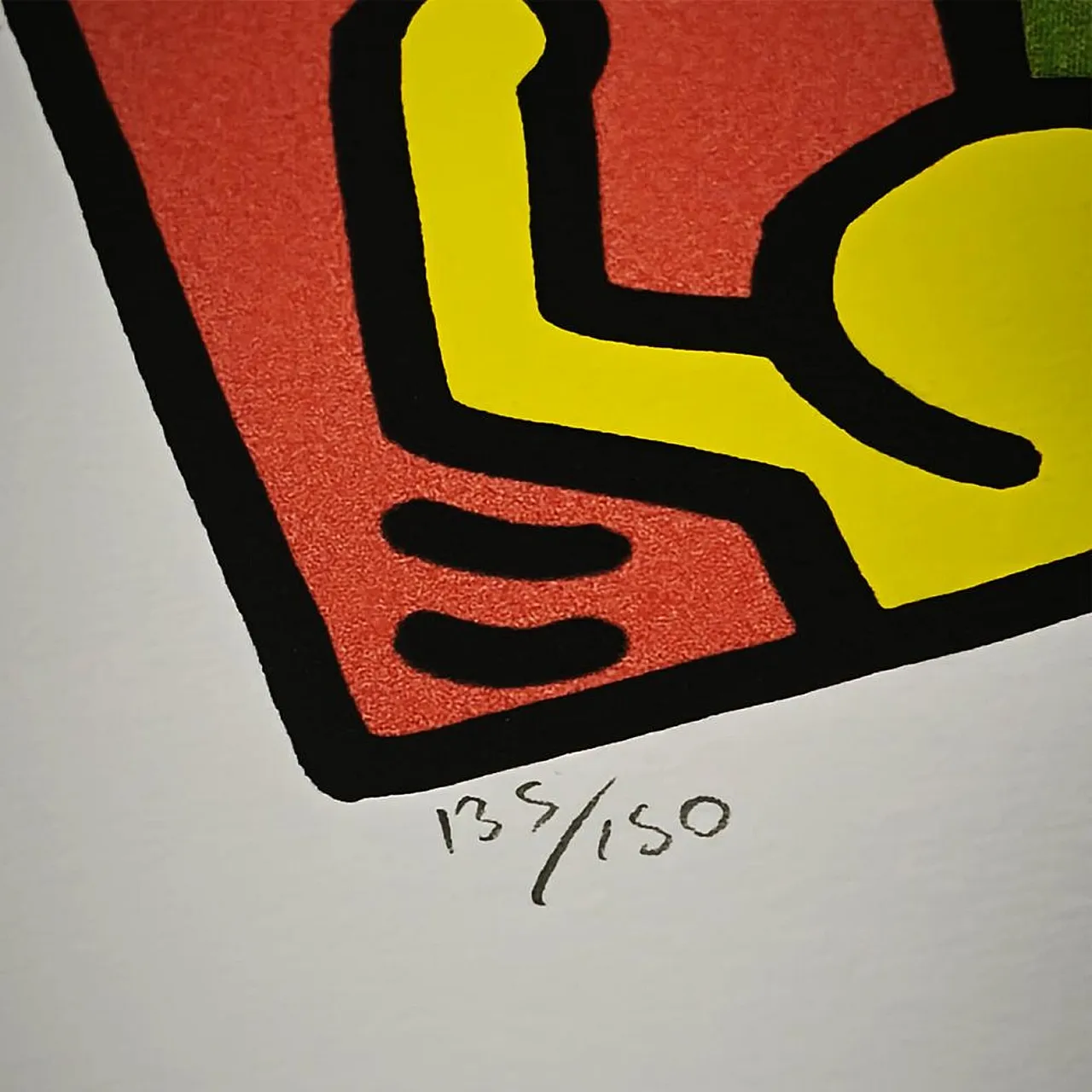 Keith Haring limited edition lithograph numbered, 1990s 4