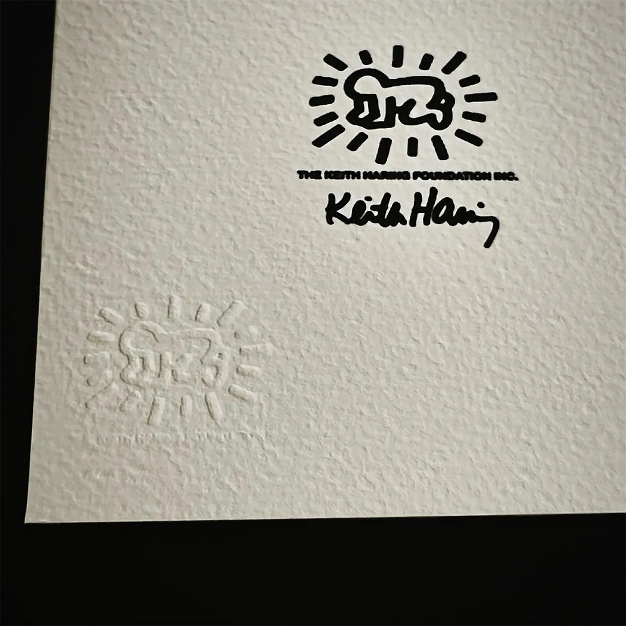 Keith Haring limited edition lithograph numbered, 1990s 5