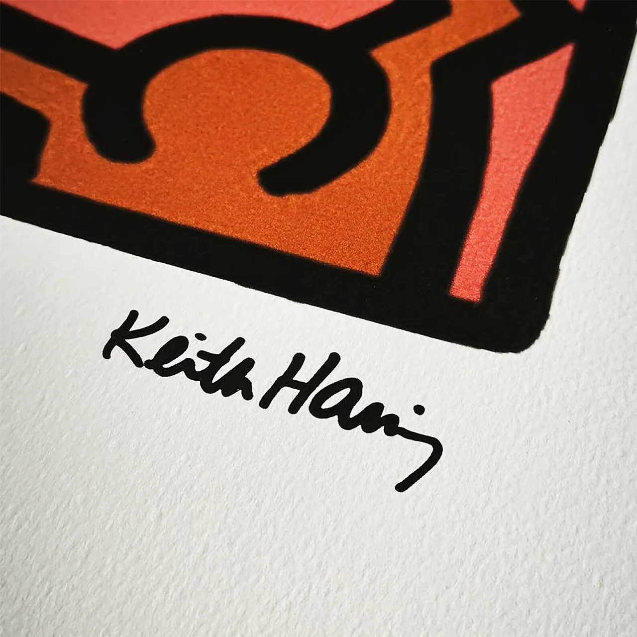 Keith Haring limited edition lithograph numbered, 1990s 2