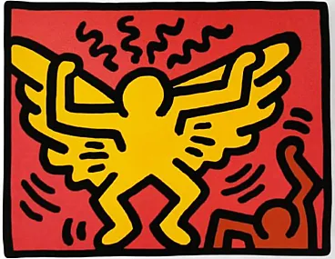 Keith Haring limited edition lithograph numbered, 1990s