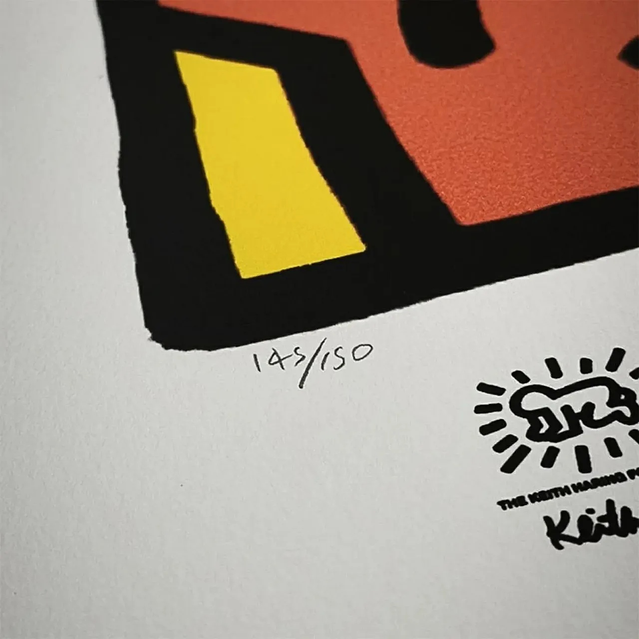 Keith Haring limited edition lithograph numbered, 1990s 4