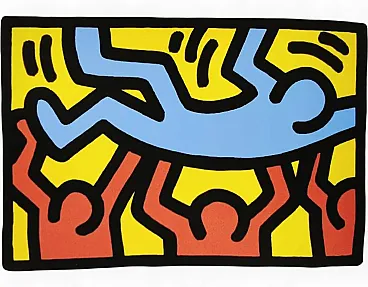 Keith Haring limited edition lithograph numbered, 1990s