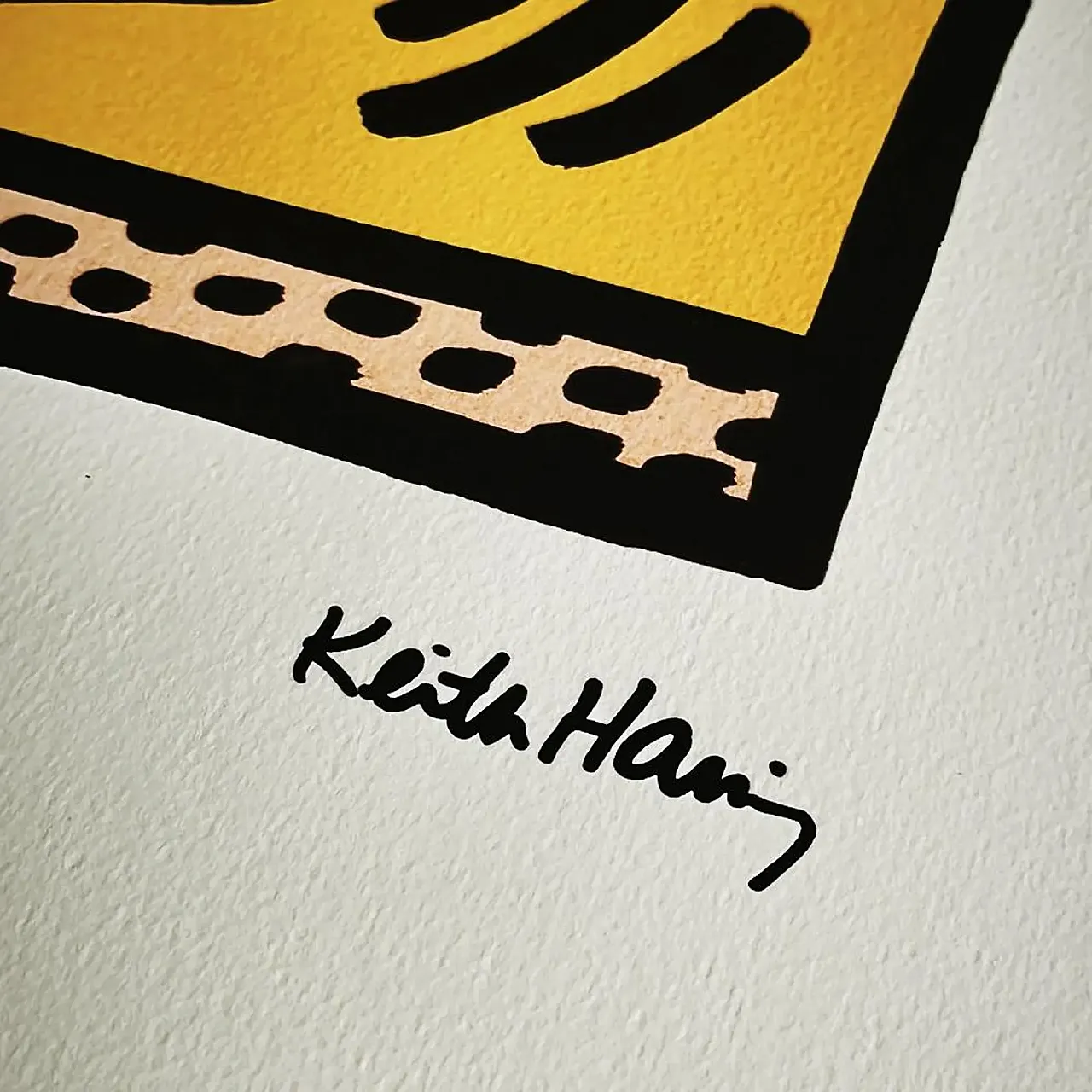 Keith Haring limited edition lithograph numbered, 1990s 3