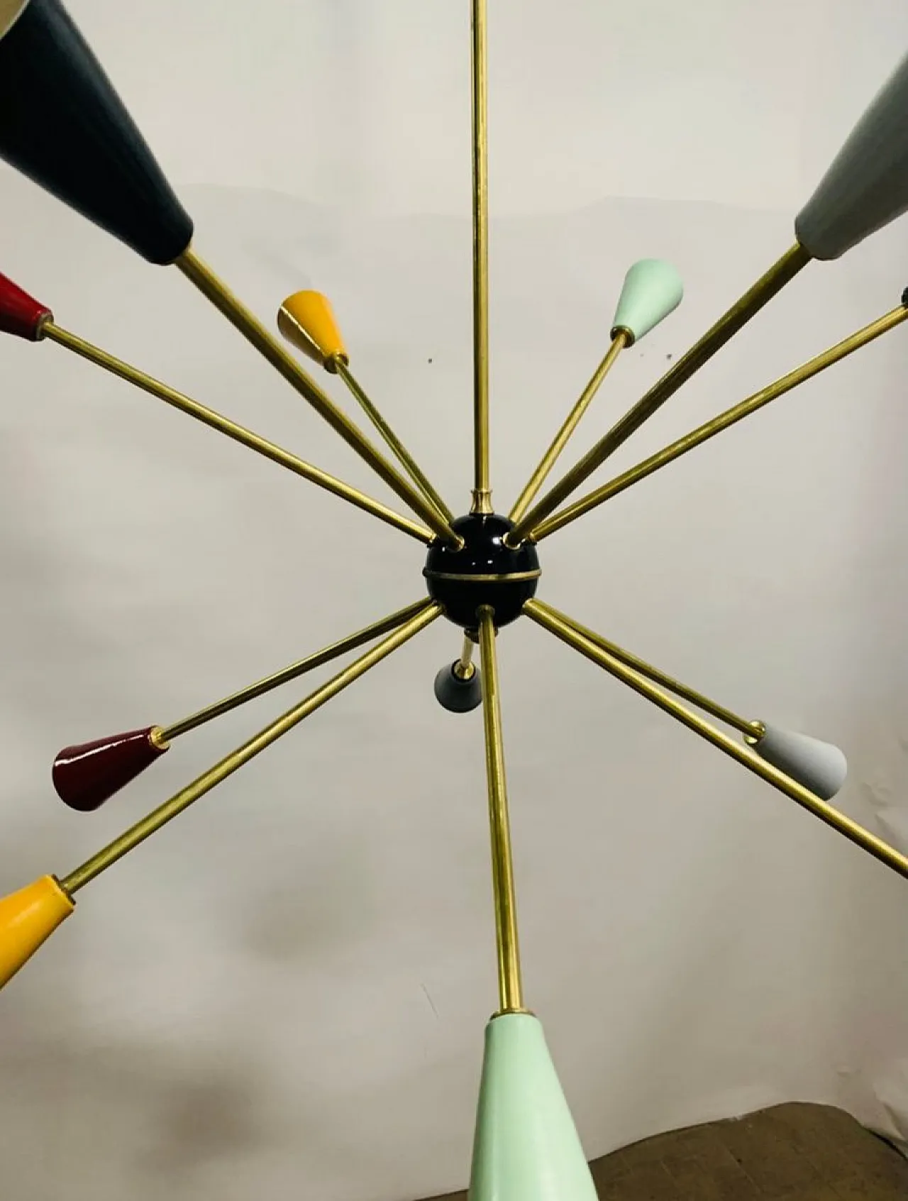 Sputnik pendant lamp by Stilnovo, 1950s 4