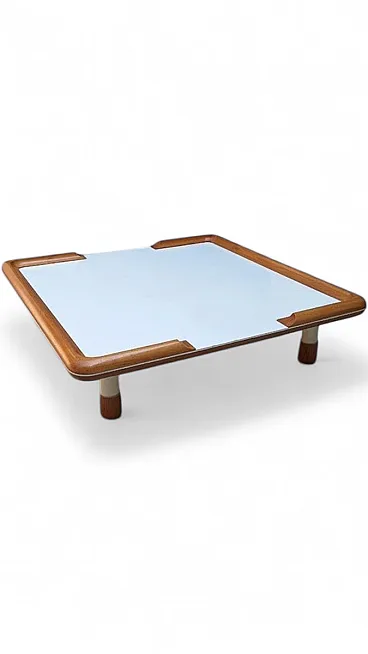 Oak and laminate coffee table, 1970s