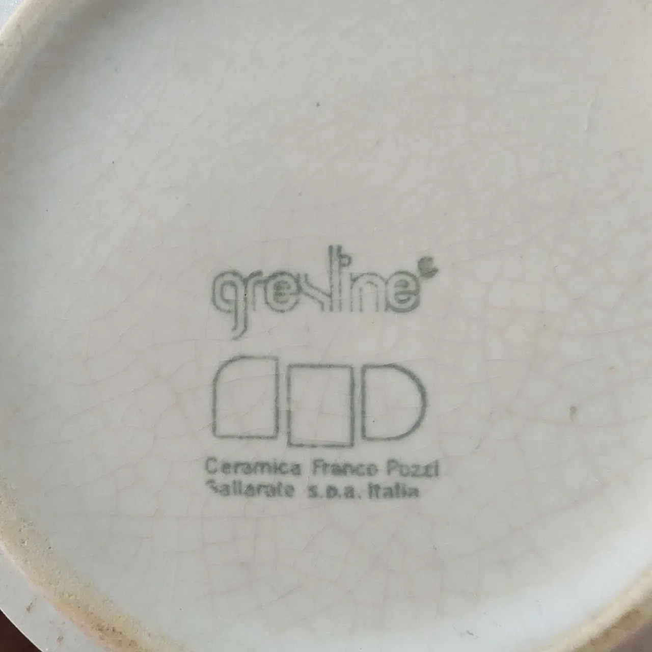 Servizio da tè in ceramica serie gresline by Franco Pozzi, Italia, '70 1