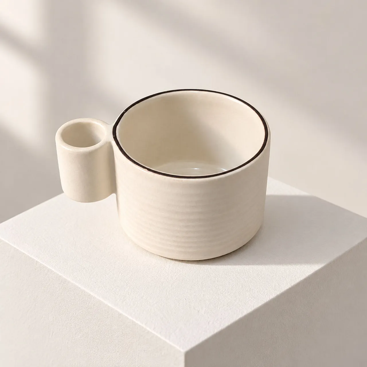 Servizio da tè in ceramica serie gresline by Franco Pozzi, Italia, '70 5