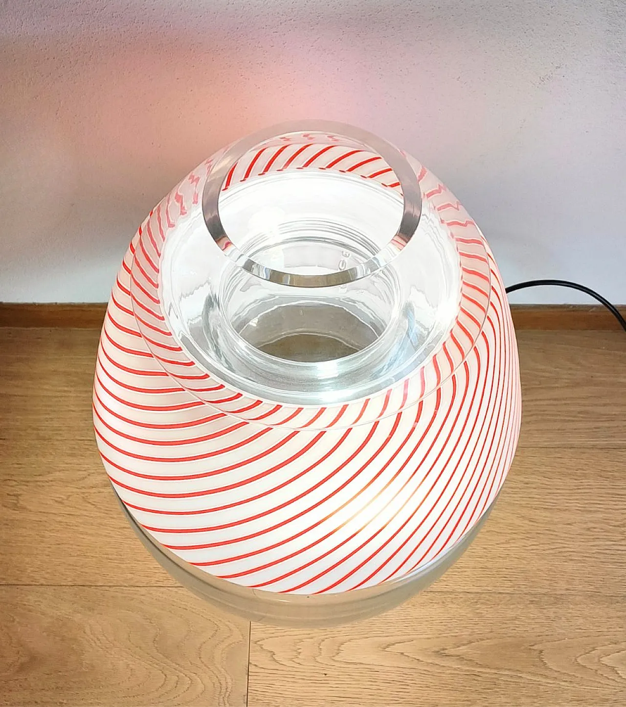 LT353 Egg lamp in Murano glass by Carlo Nason for Mazzega, 1970s 4