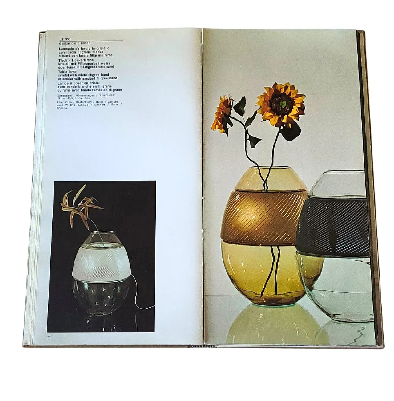 LT353 Egg lamp in Murano glass by Carlo Nason for Mazzega, 1970s 7