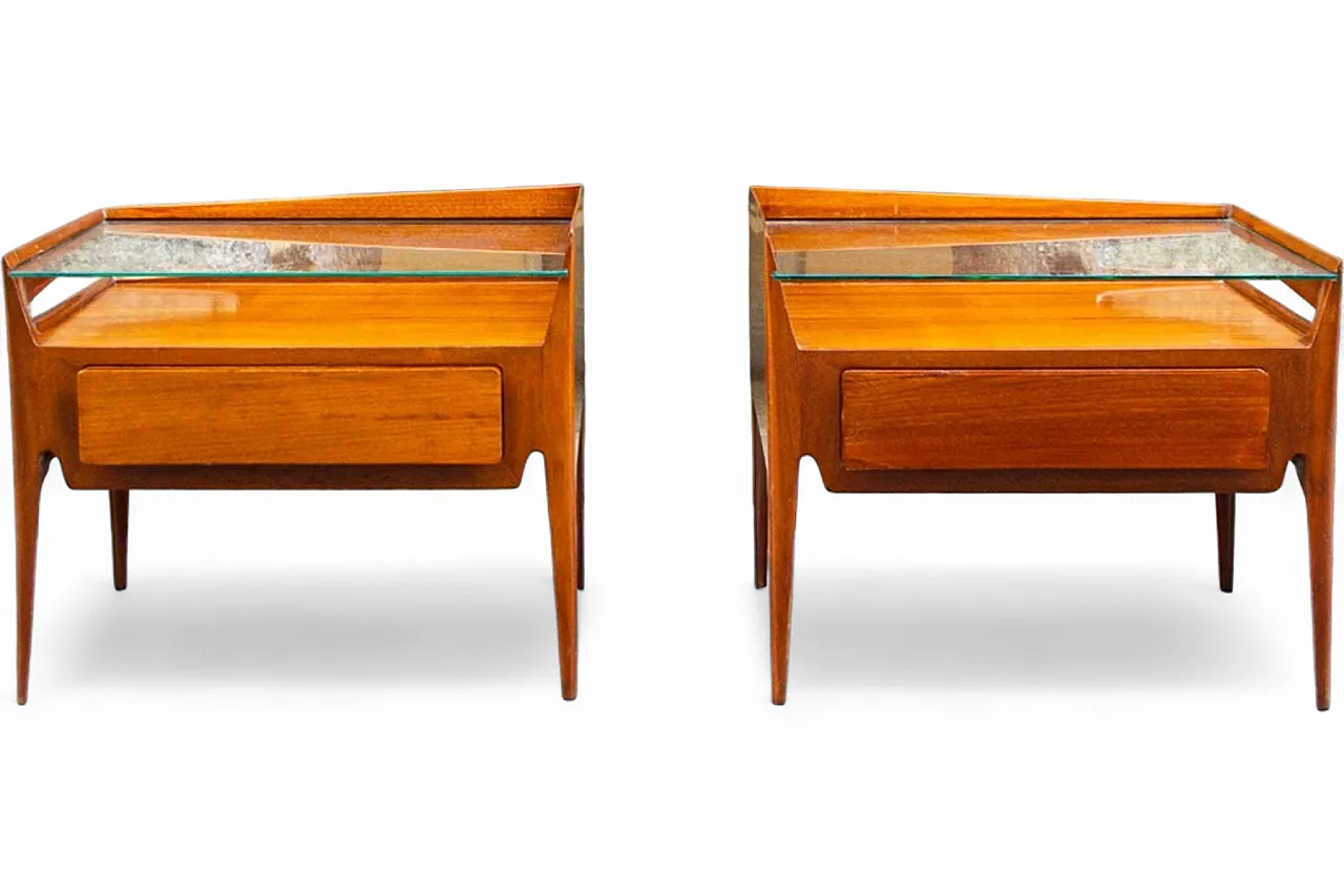 Pair of bedside tables by La Permanente Mobili Cantù, 1960s 7