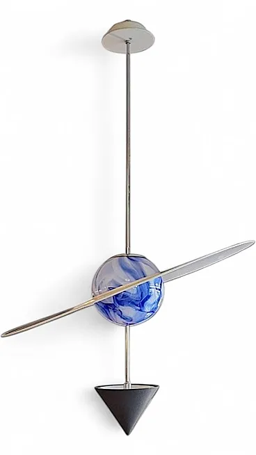 Pianeta Il Cielo pendant light by Vico Magistretti for Venini, 1980s