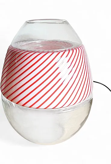 LT353 Egg lamp in Murano glass by Carlo Nason for Mazzega, 1970s