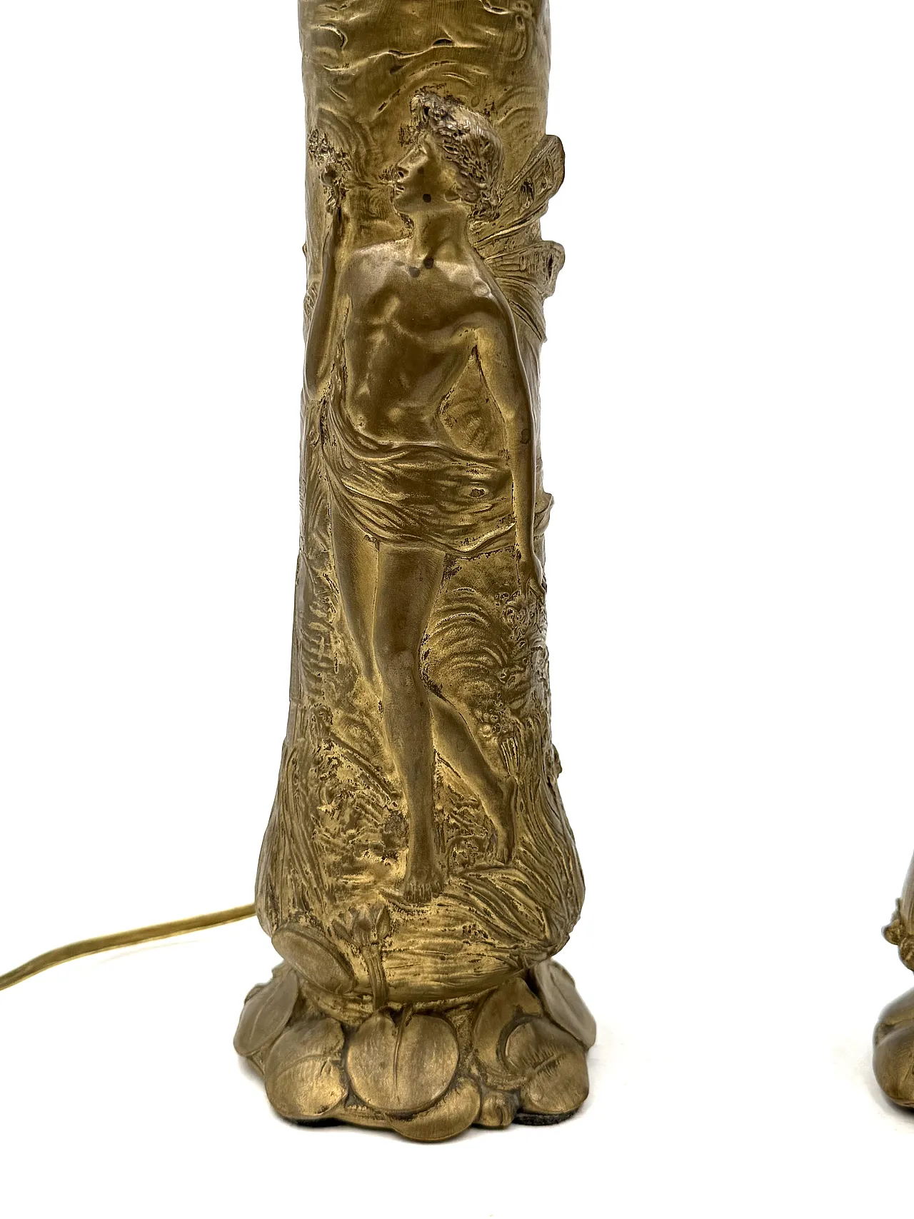 Pair of Art Nouveau table lamps, Paul Louchet, France, ca. 1900s 15