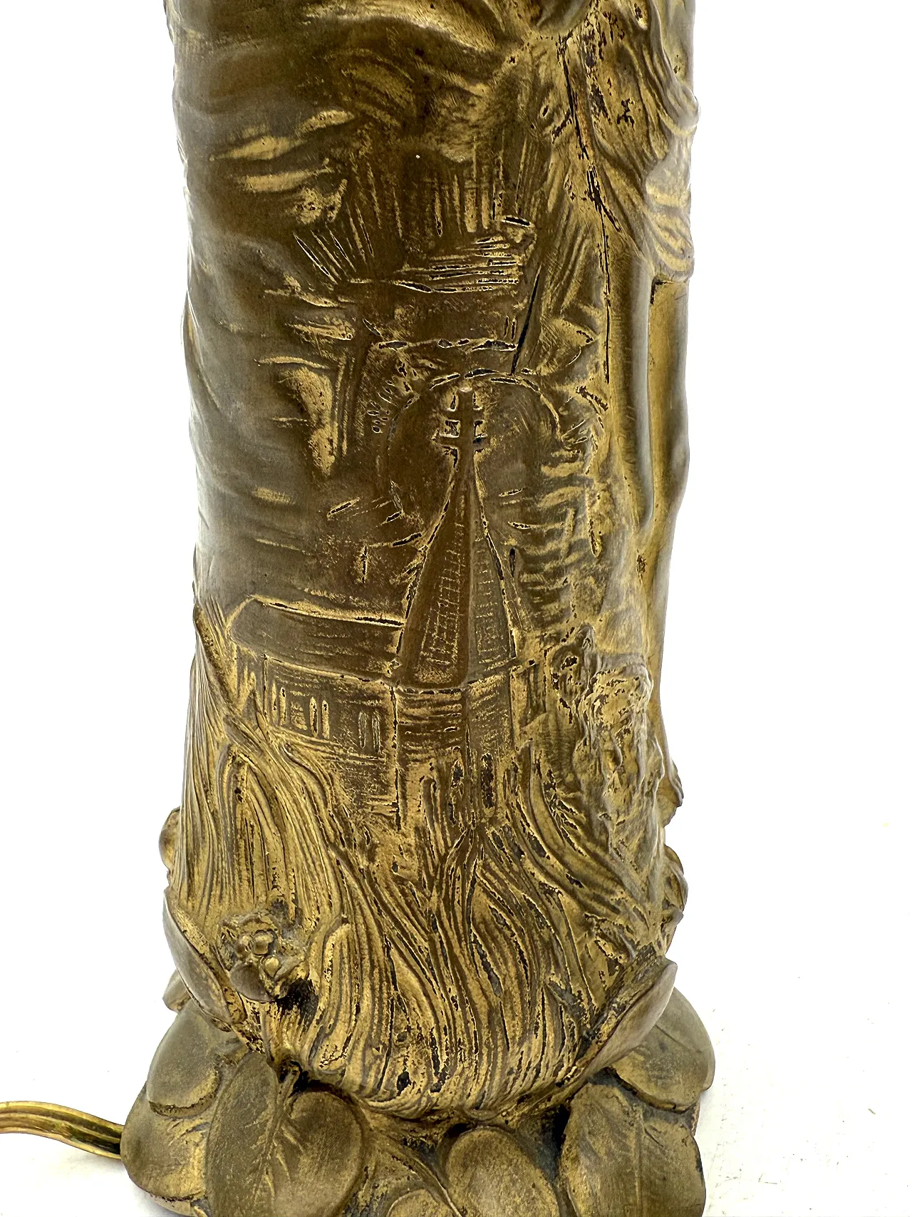 Pair of Art Nouveau table lamps, Paul Louchet, France, ca. 1900s 17