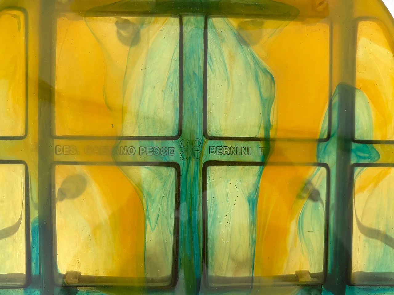 Gaetano Pesce, pair of chairs mod. 543 Broadway by Bernini, 1990s 11
