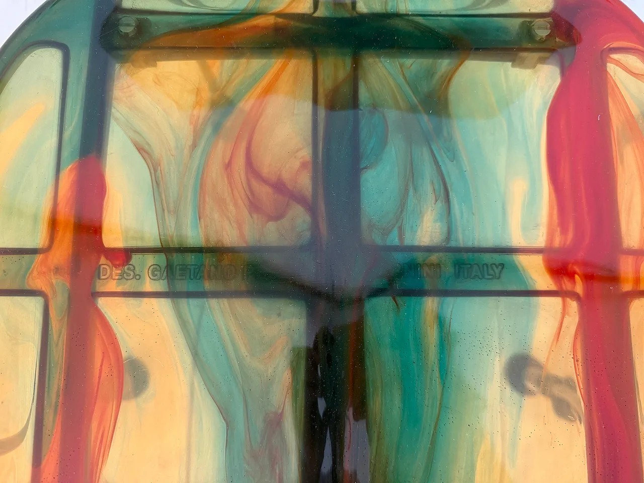 Gaetano Pesce, pair of chairs mod. 543 Broadway by Bernini, 1990s 12