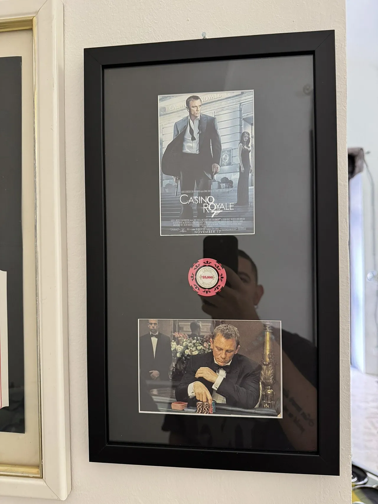 007 Casino Royale Poker fiche Original Movie Props COA, 2000 2