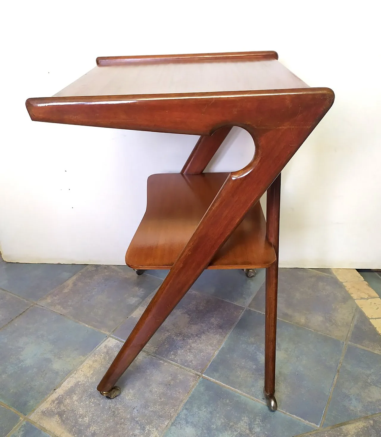 TV Stand on wheels by De Baggis, 1950s 2
