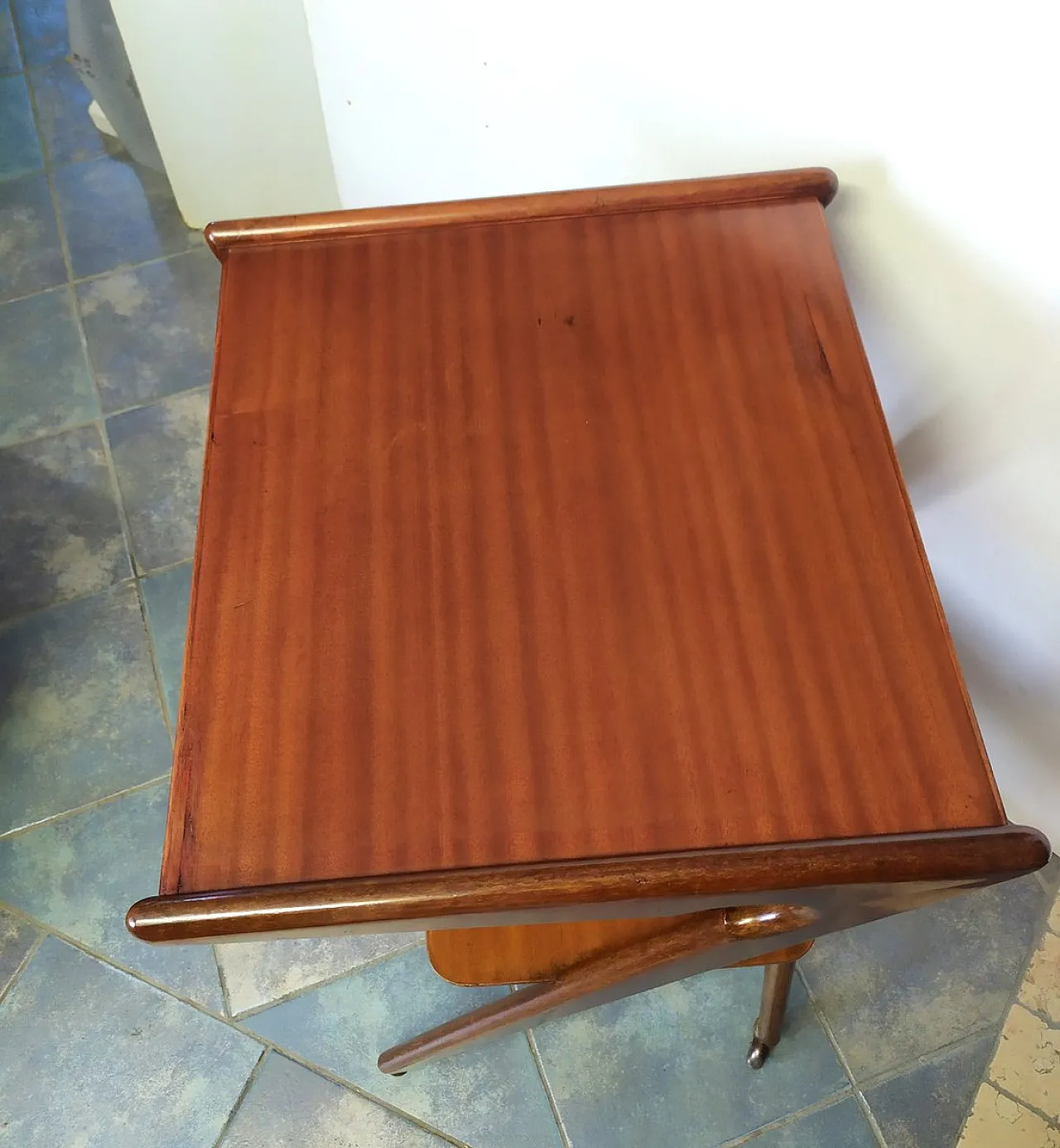 TV Stand on wheels by De Baggis, 1950s 7