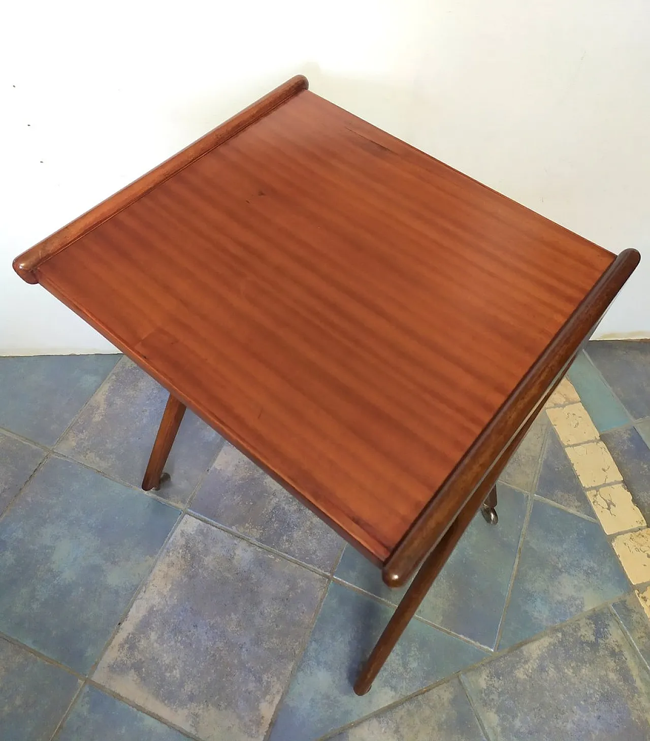TV Stand on wheels by De Baggis, 1950s 8