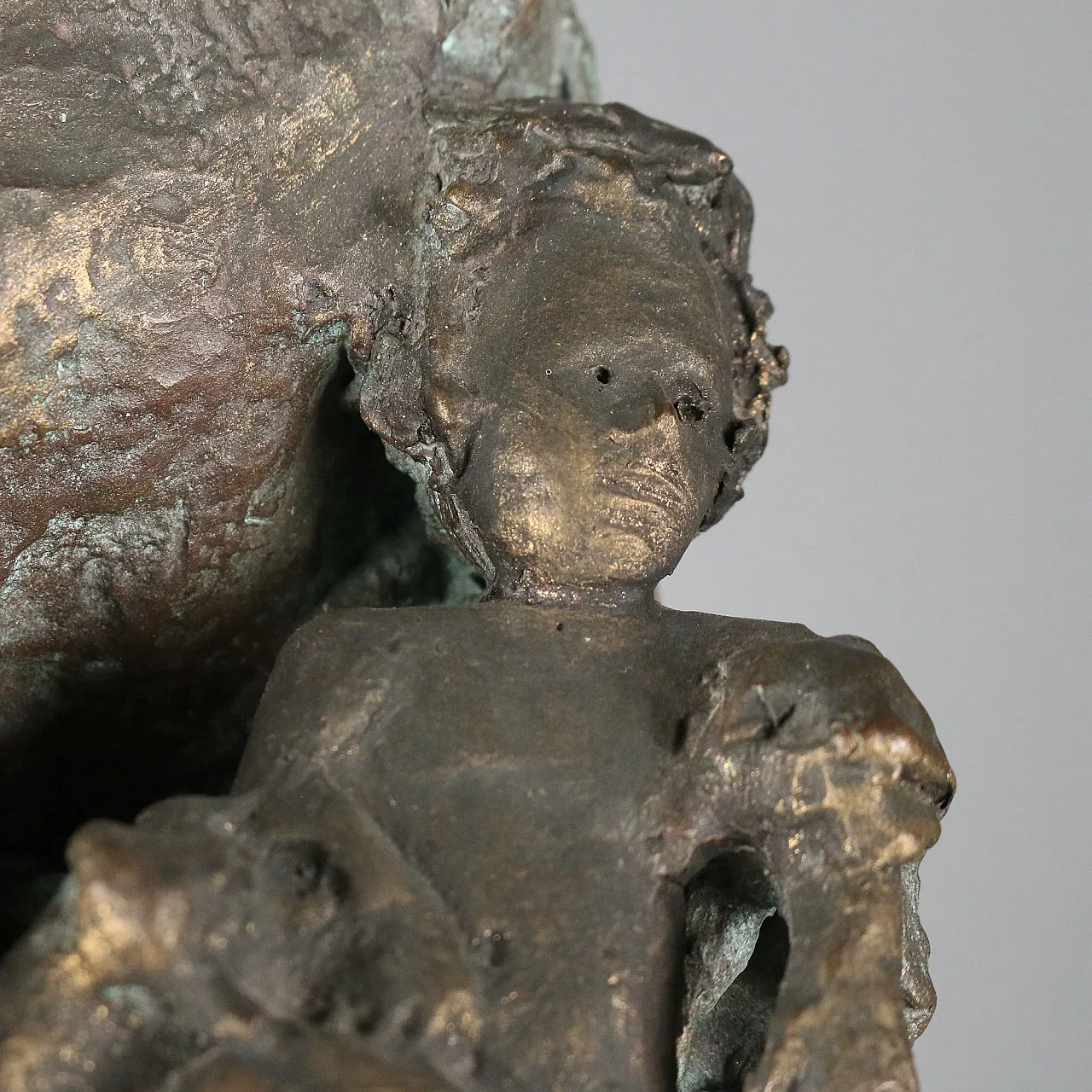 Madonna con Bambino in bronzo, '900 5