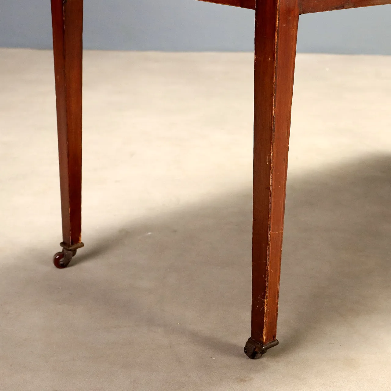 English writing desk with maple details, early 20th century 9