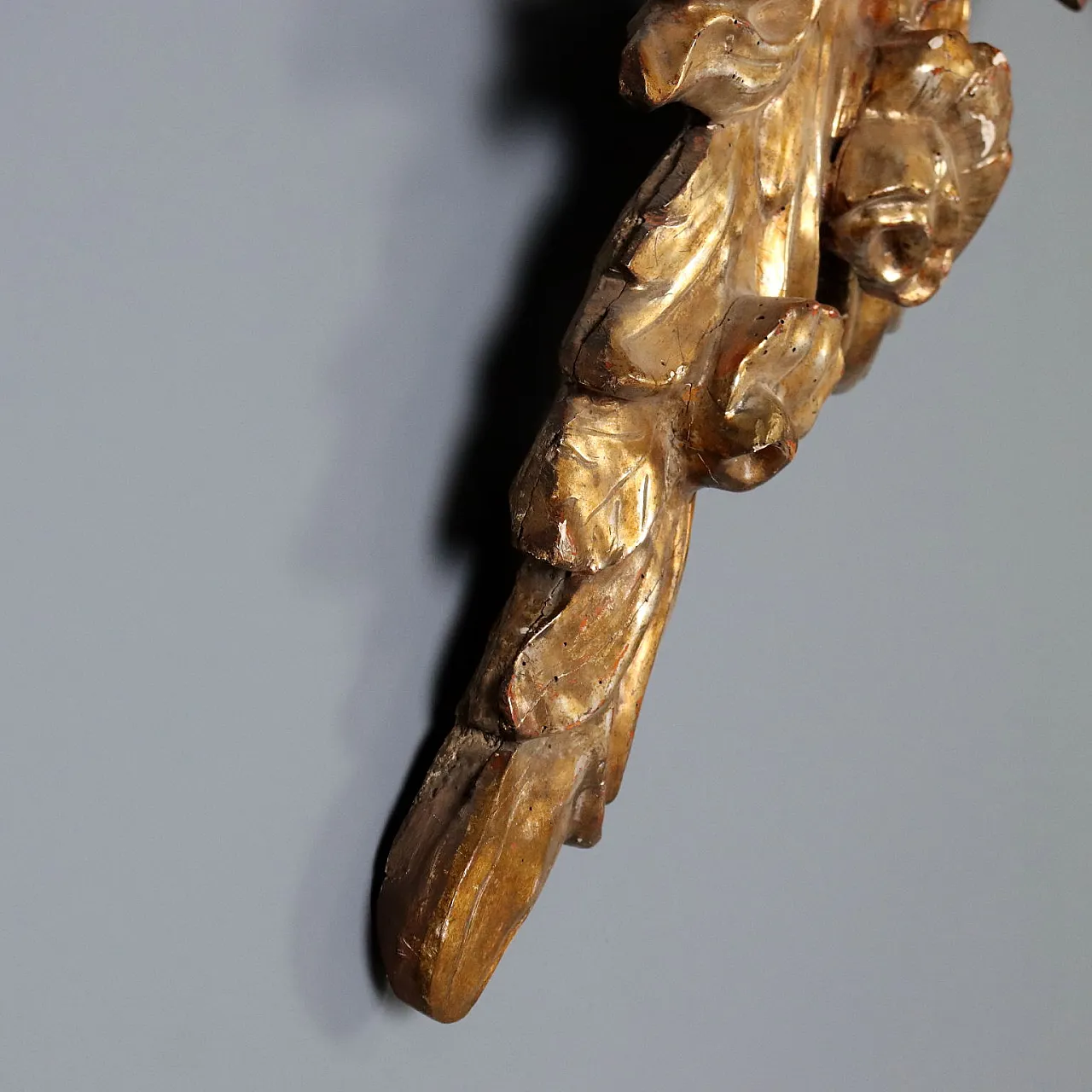 Baroque frieze in carved and gilded wood, 18th century 7