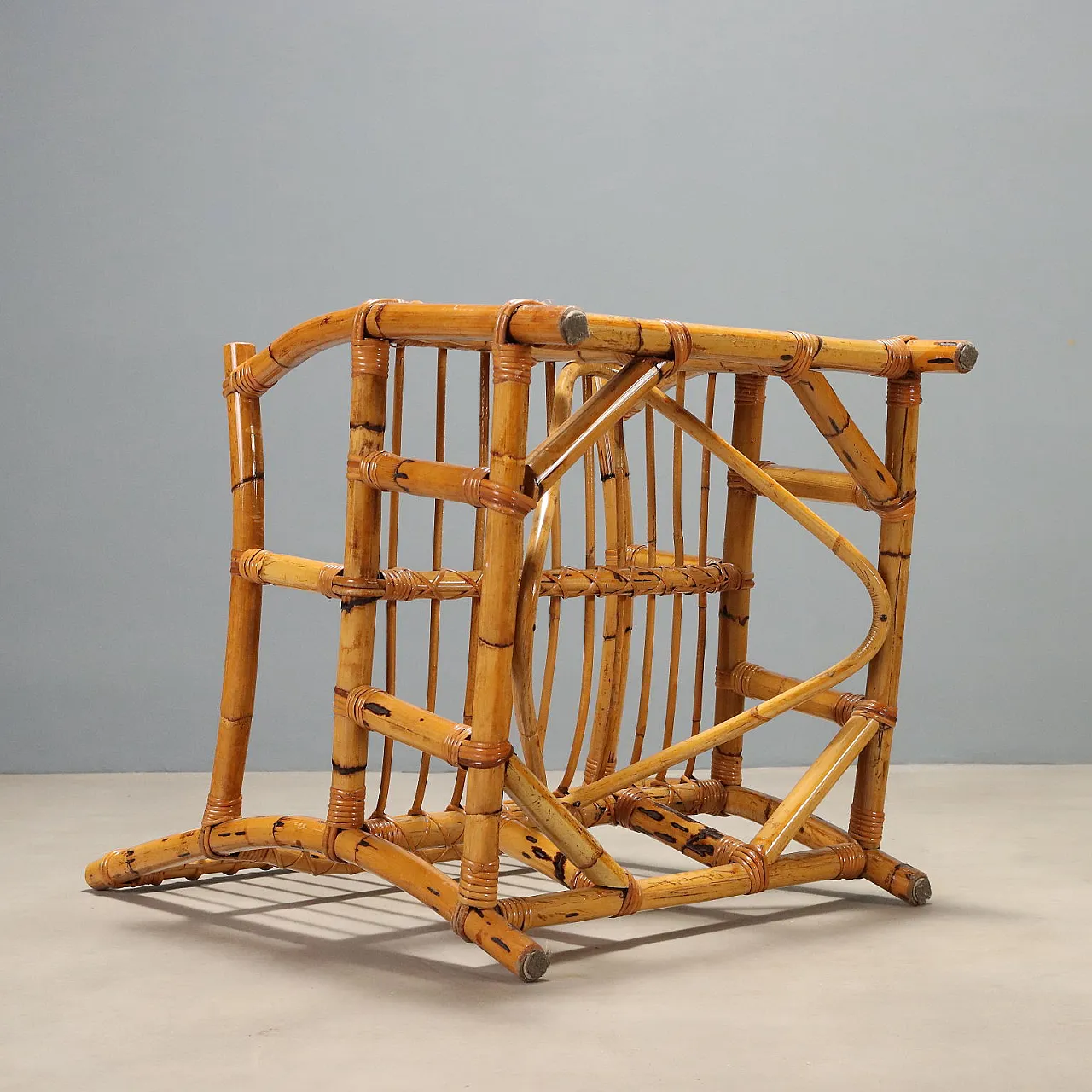 Bamboo armchair, 1970s 9