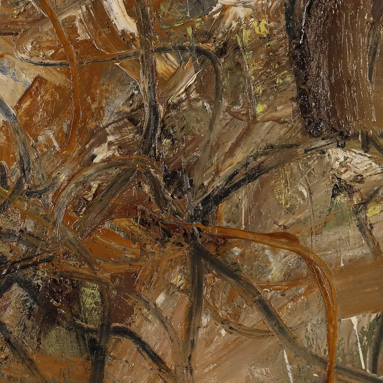 Painting by Paolo Schiavocampo, oil on canvas, 20th century 6