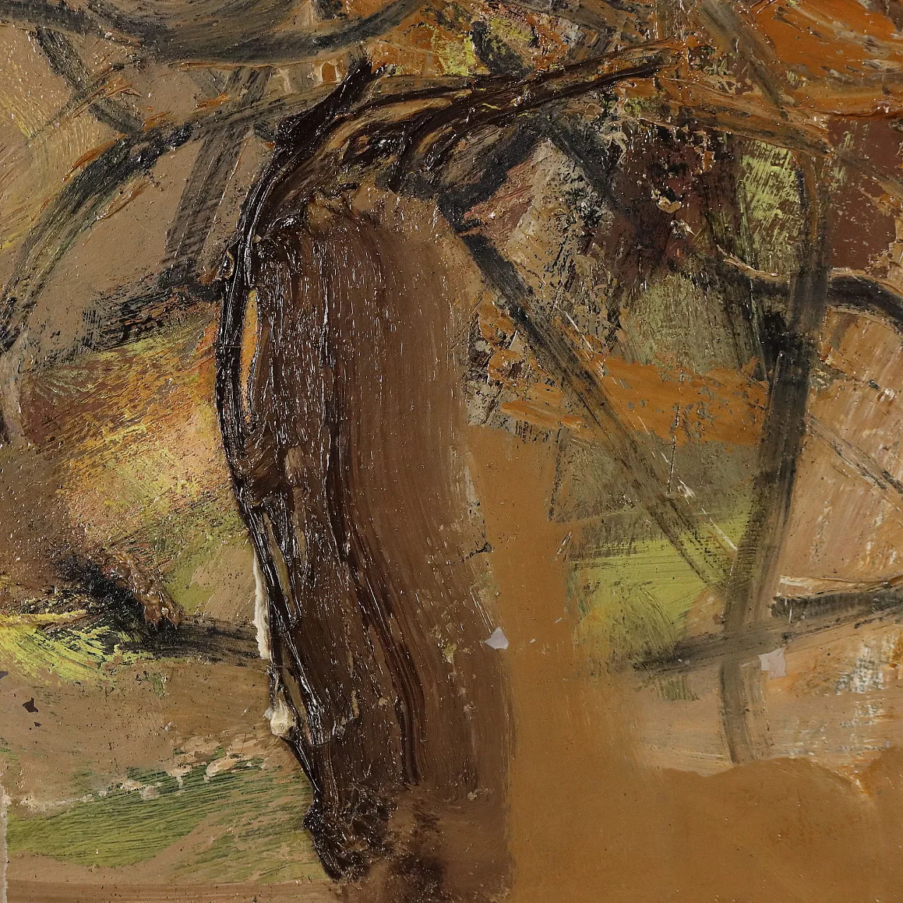 Painting by Paolo Schiavocampo, oil on canvas, 20th century 7